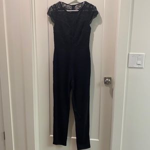 Fraiche black jumpsuit with pockets